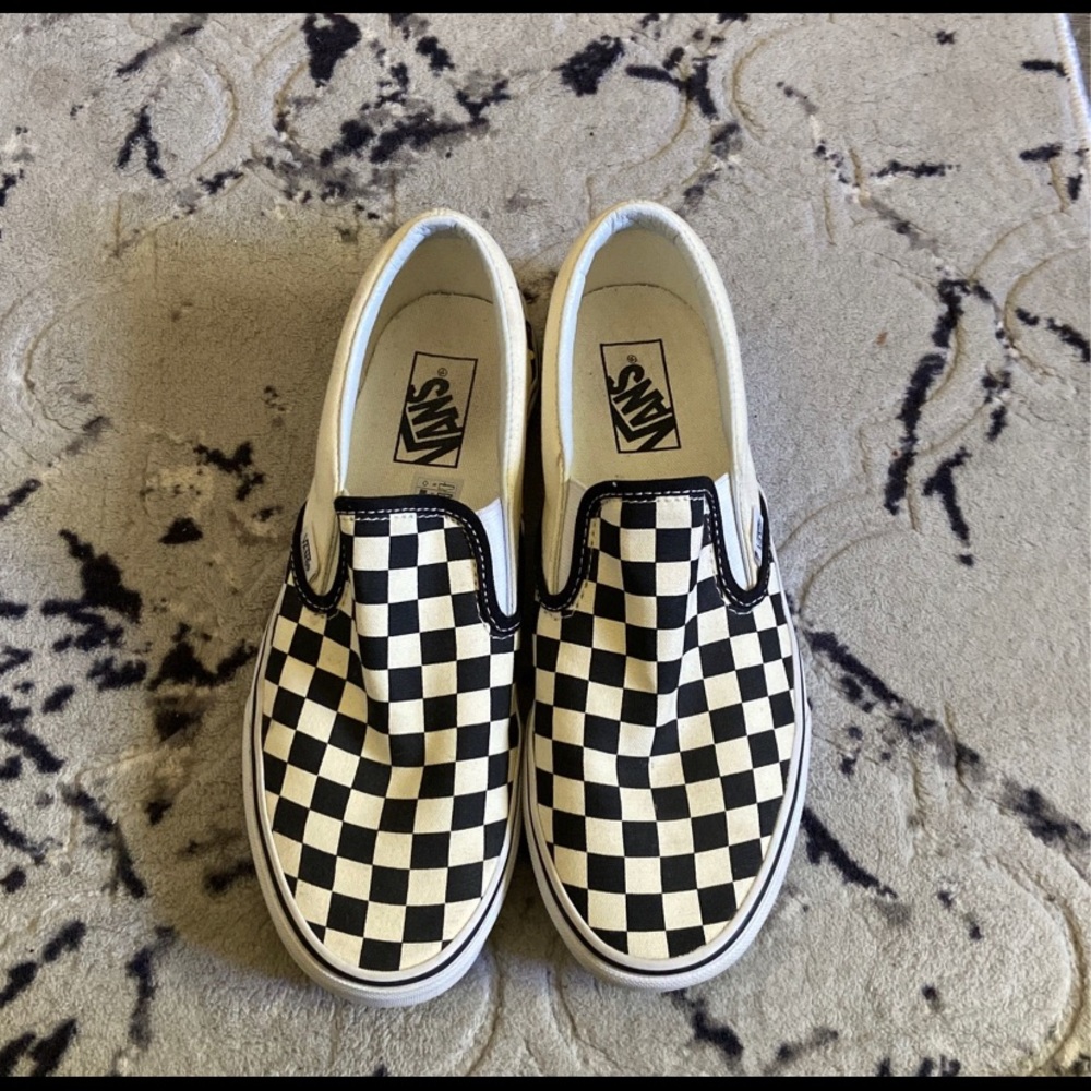Vans Unisex checkerboard shoes
